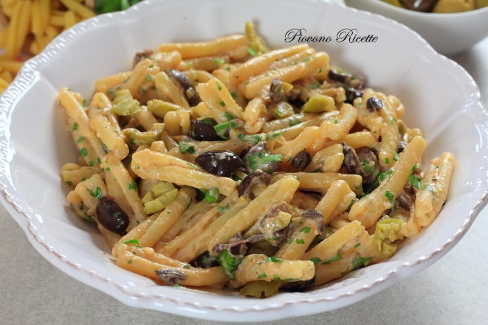 pasta cremosa alle olive
