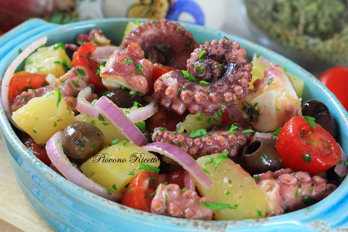 insalata di polpo alla mediterranea