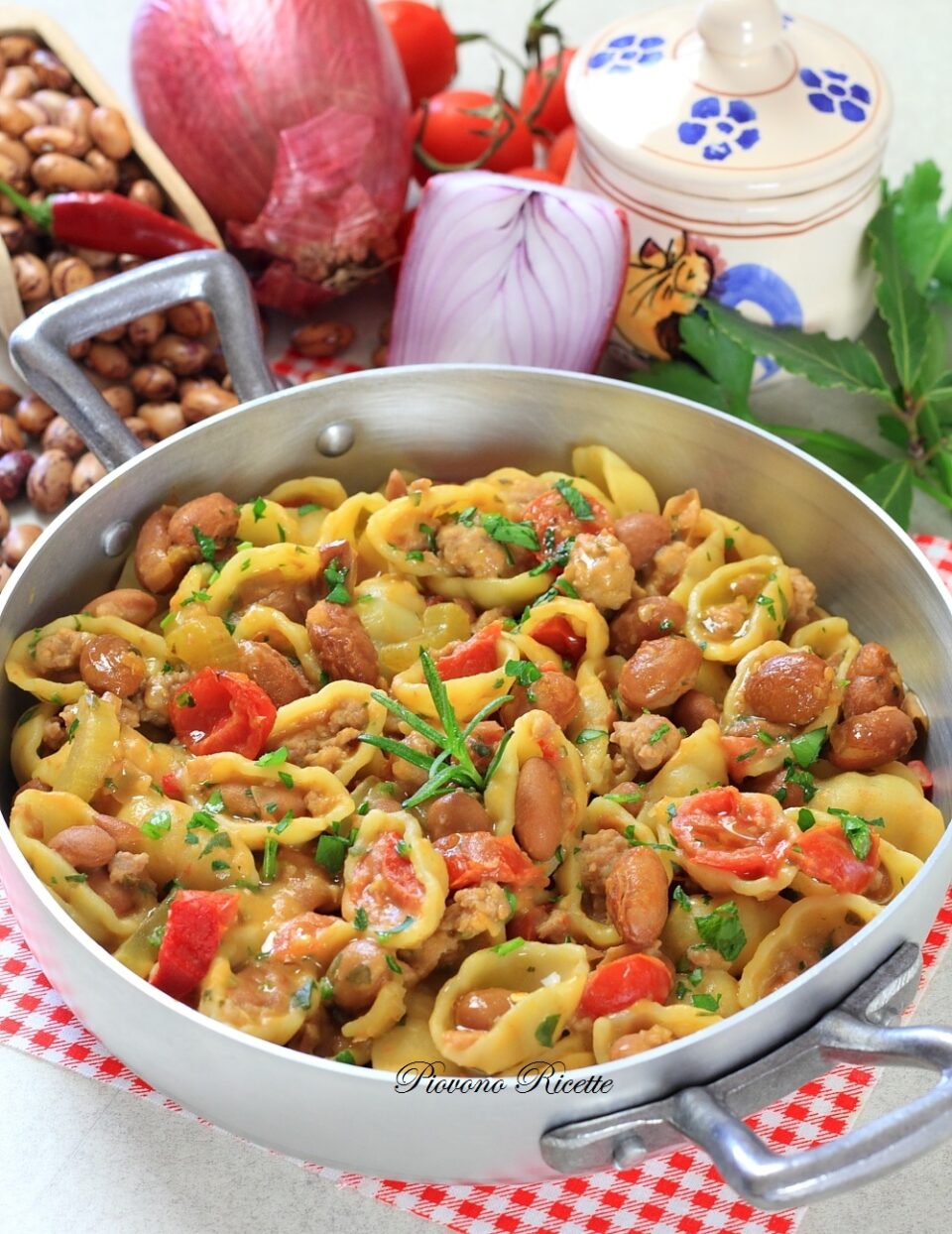 pasta fagioli e salsiccia