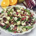 insalata con radicchio pere e gorgonzola