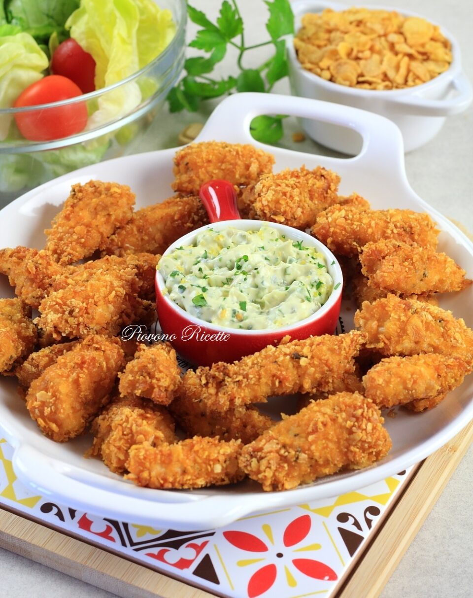 bocconcini di pollo impanati