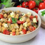 insalata di ceci e melanzane