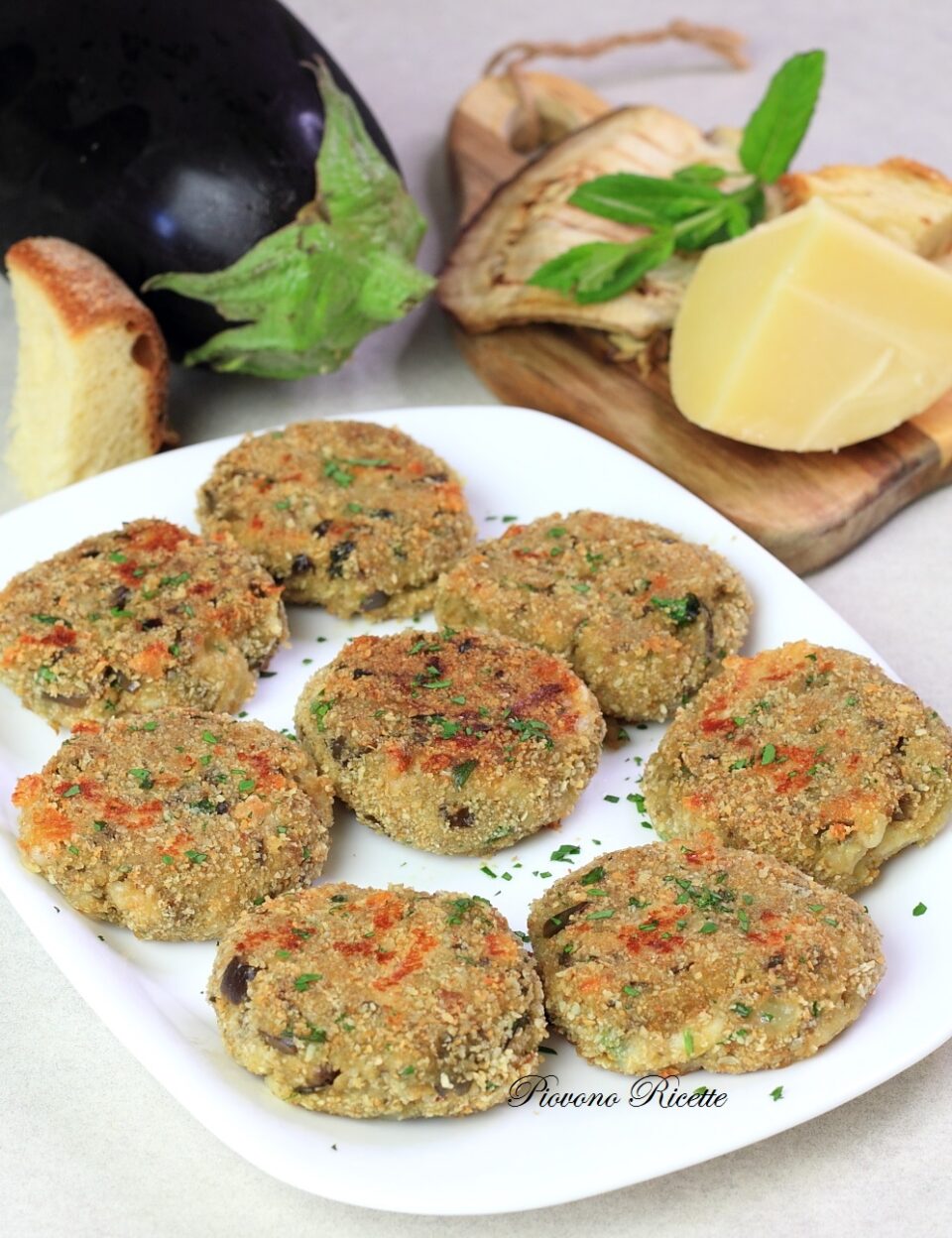 polpette di melanzane e provolone