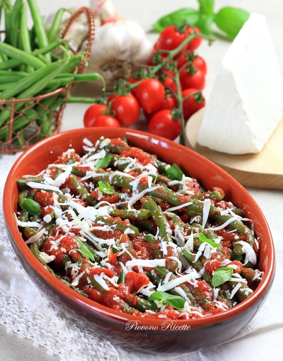 fagiolini al pomodoro
