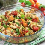 insalata con mozzarelline marinate