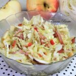 insalata di cavolo cappuccio mele e speck