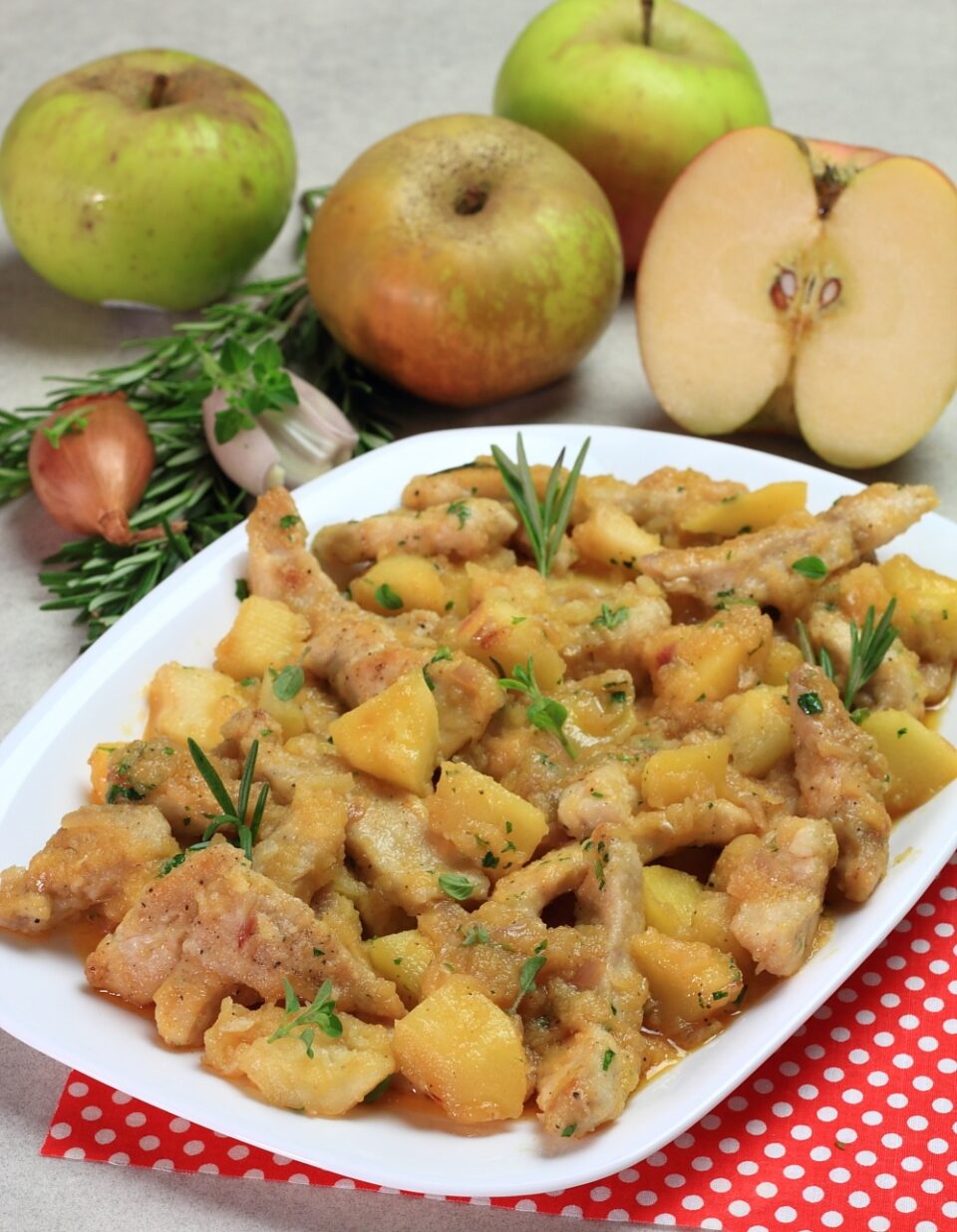 pollo alle mele