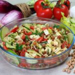 insalata con ceci croccanti