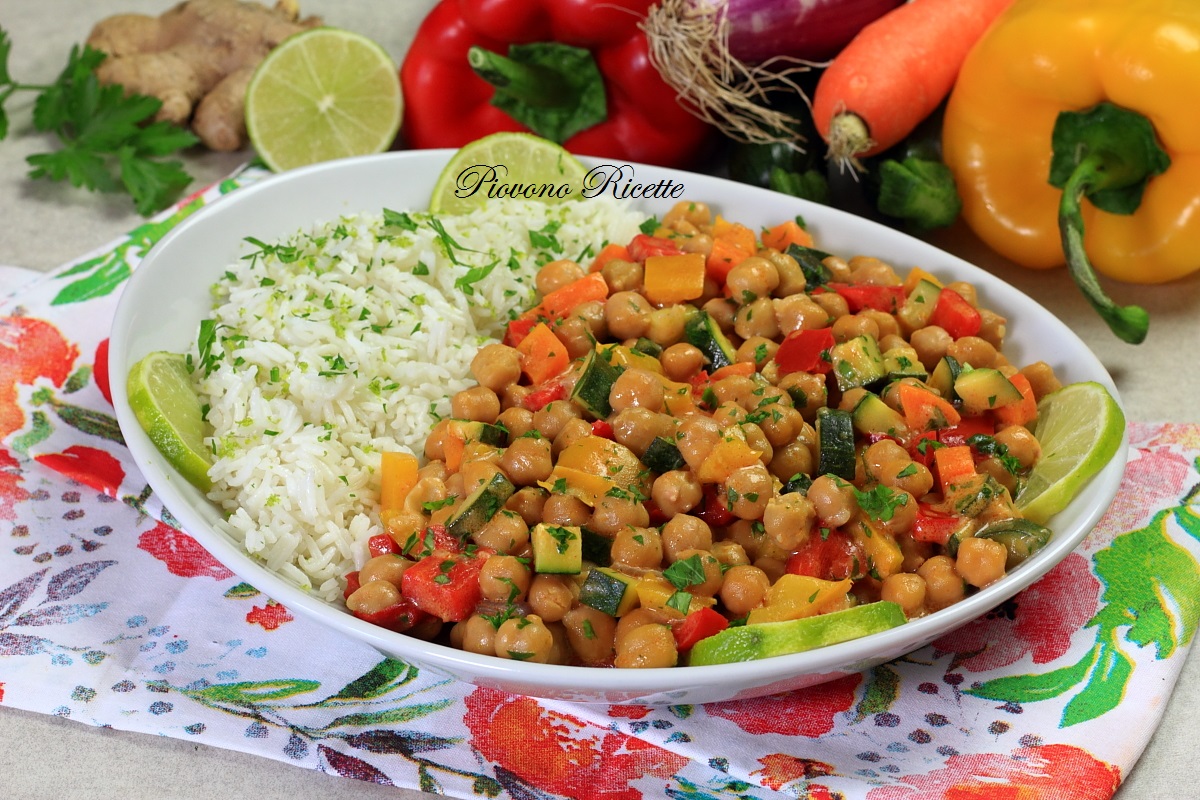 curry di ceci e verdure