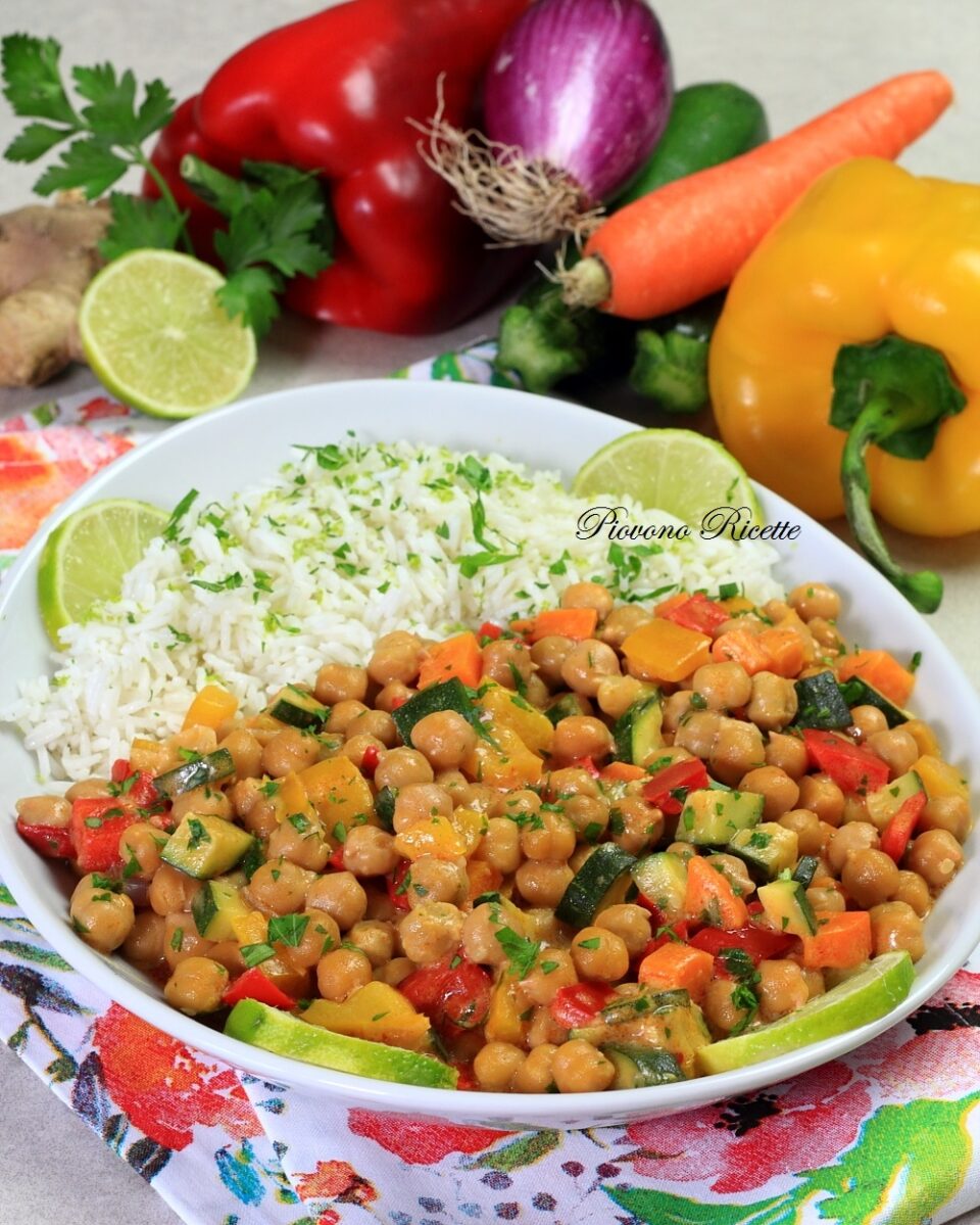 curry di ceci e verdure