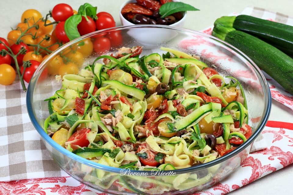insalata di zucchine marinate