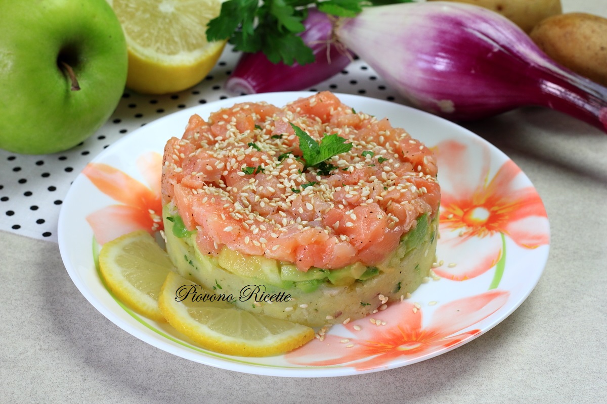 tortini di patate e salmone