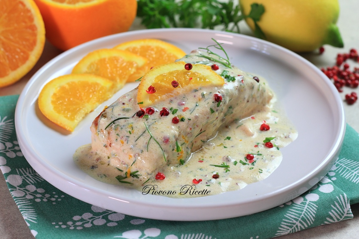 salmone al pepe rosa