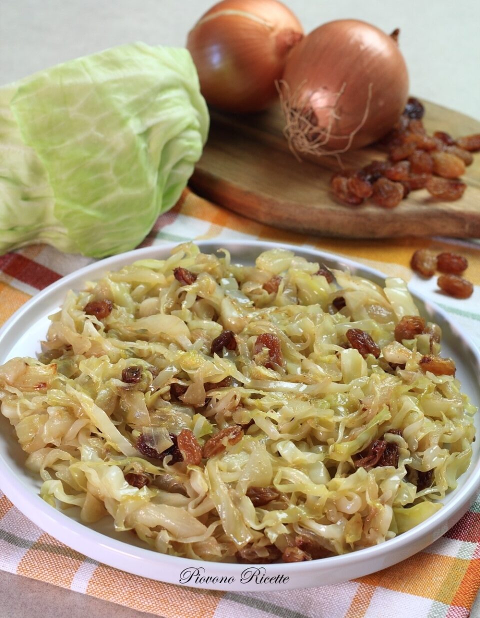 cavolo cappuccio in agrodolce