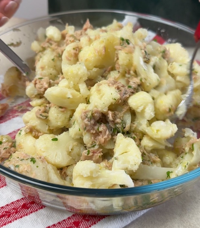 cavolfiore tonno e limone