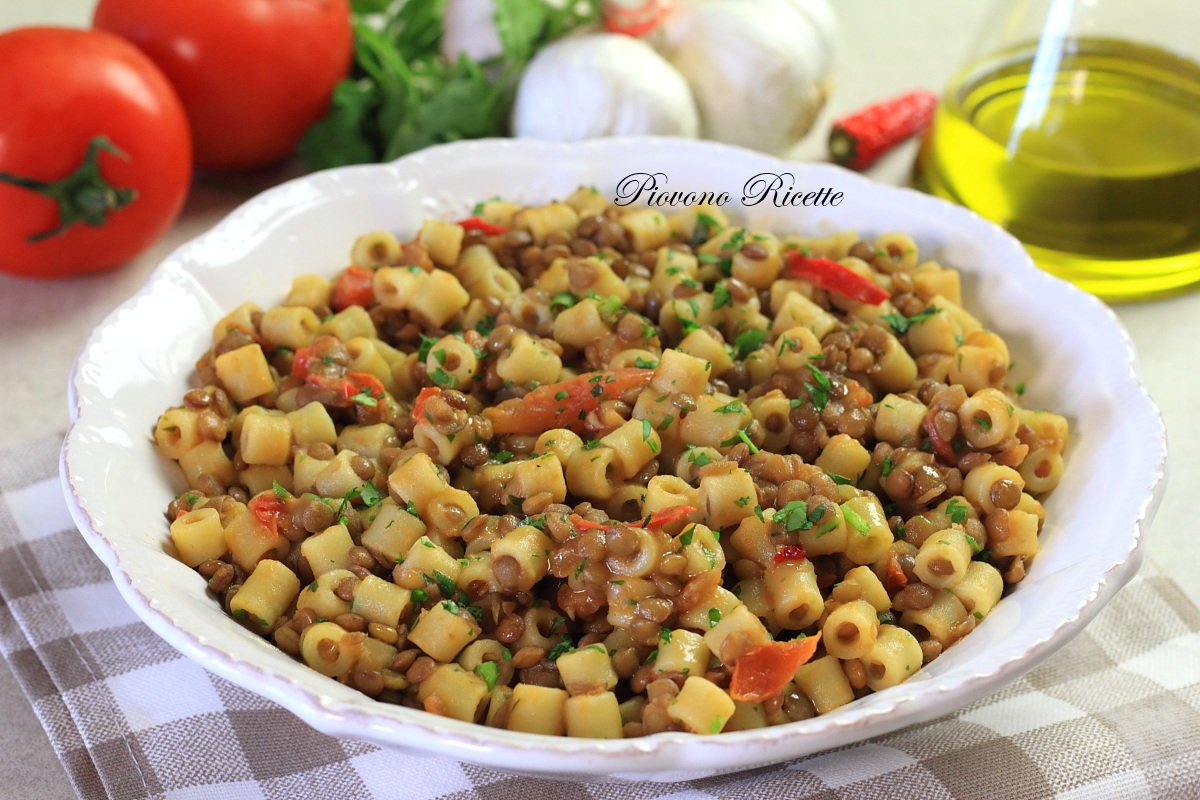 pasta con le lenticchie