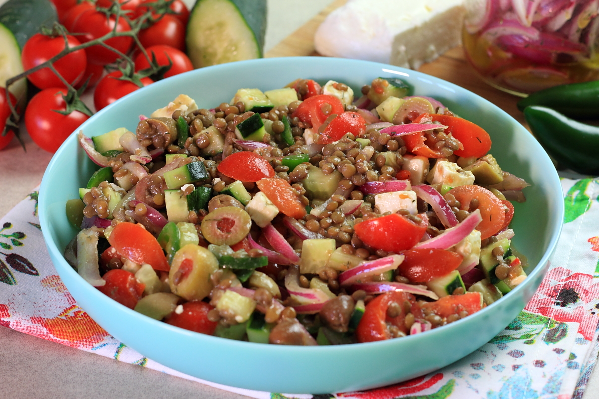 insalata di lenticchie