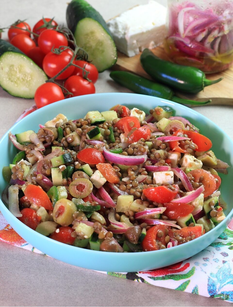 insalata di lenticchie
