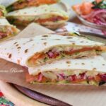 piadine con patate salmone e zucchine