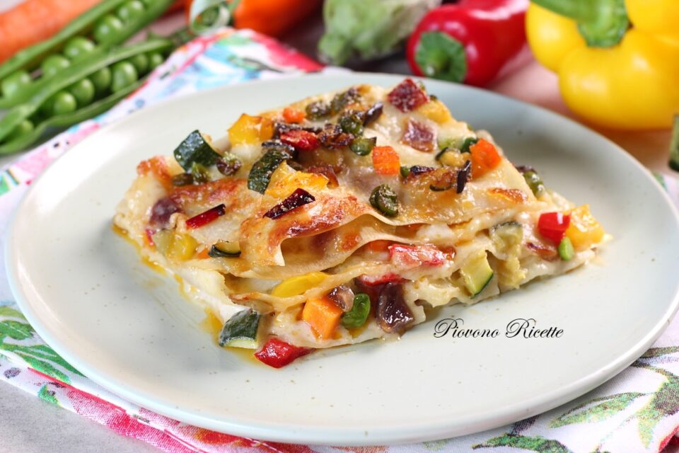 lasagne con verdure e gorgonzola
