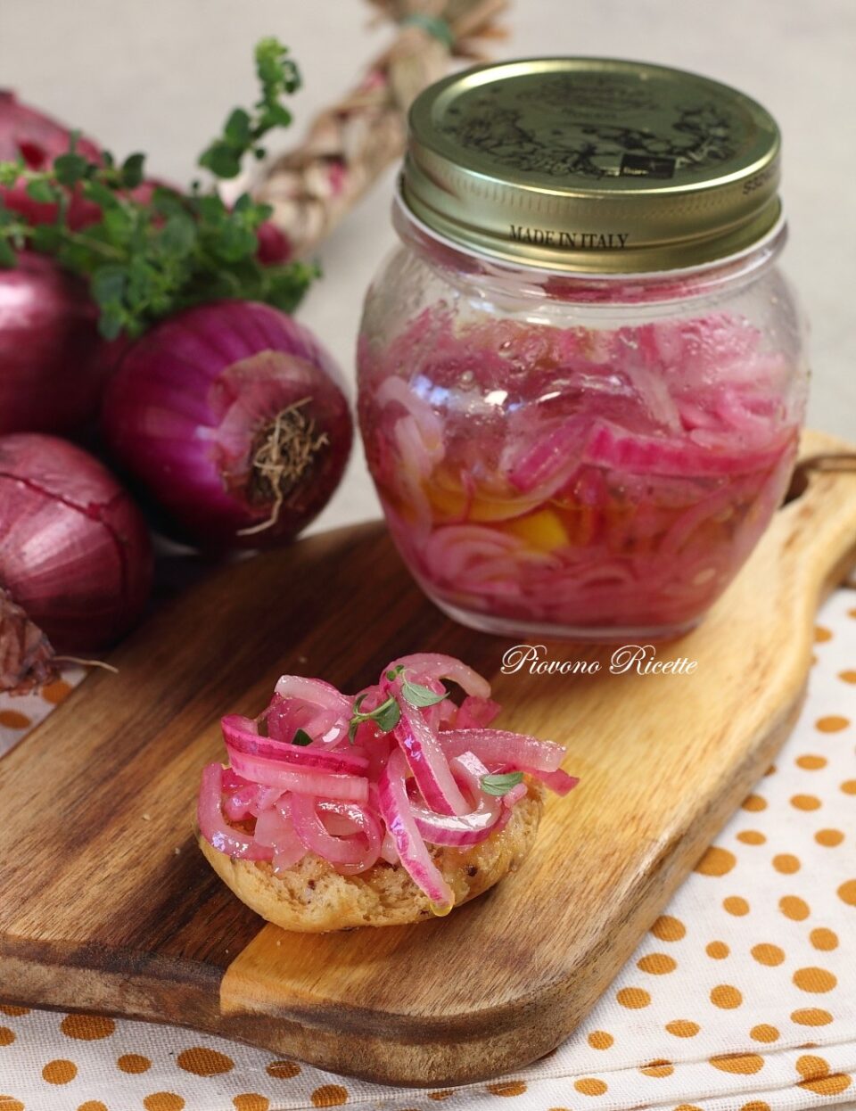 cipolle marinate