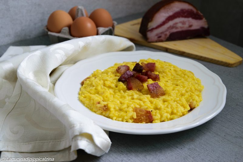 Risotto alla carbonara