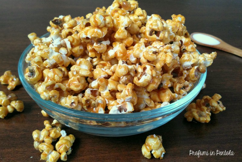 Popcorn Caramellati - Golosissimi e facili da preparare - Profumi in Pentola