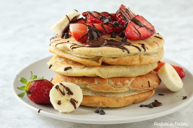 Pancake Alla Banana Senza Uova - Profumi In Pentola