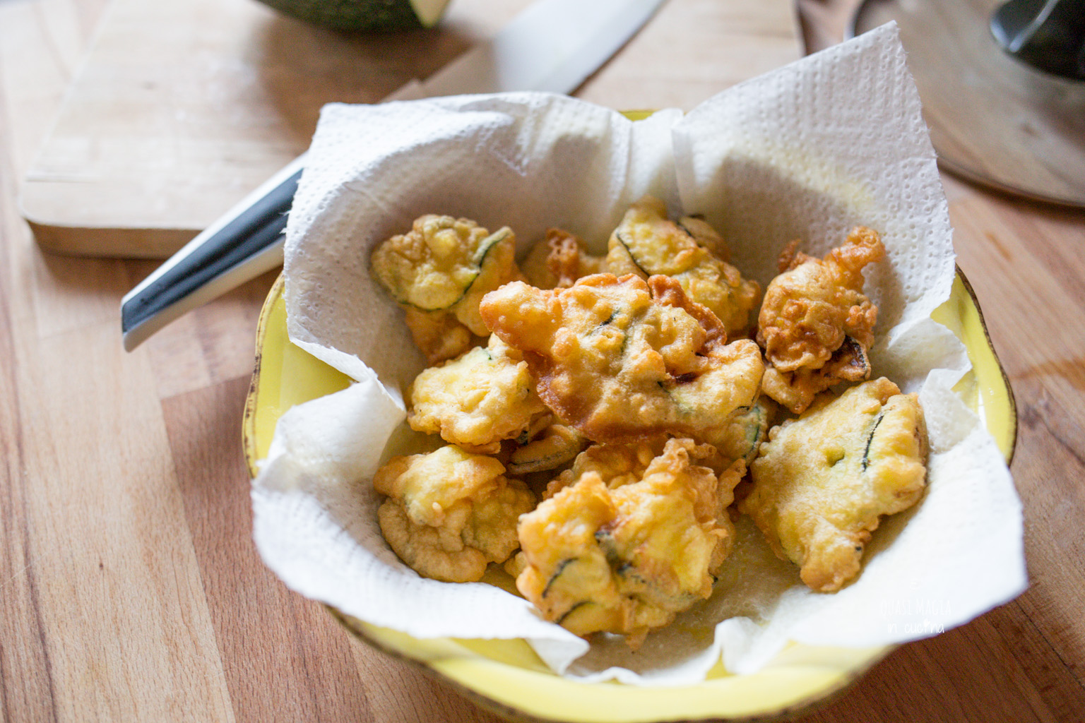 ZUCCHINE FRITTE IN PASTELLA MARCHIGIANA
