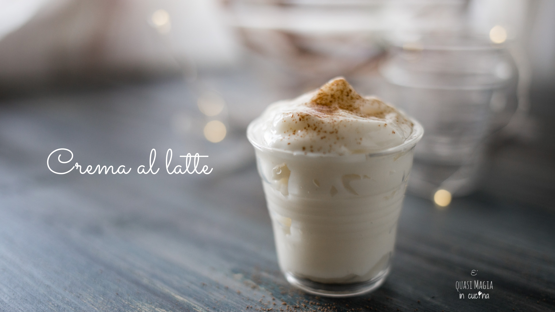 crema al latte senza uova e panna