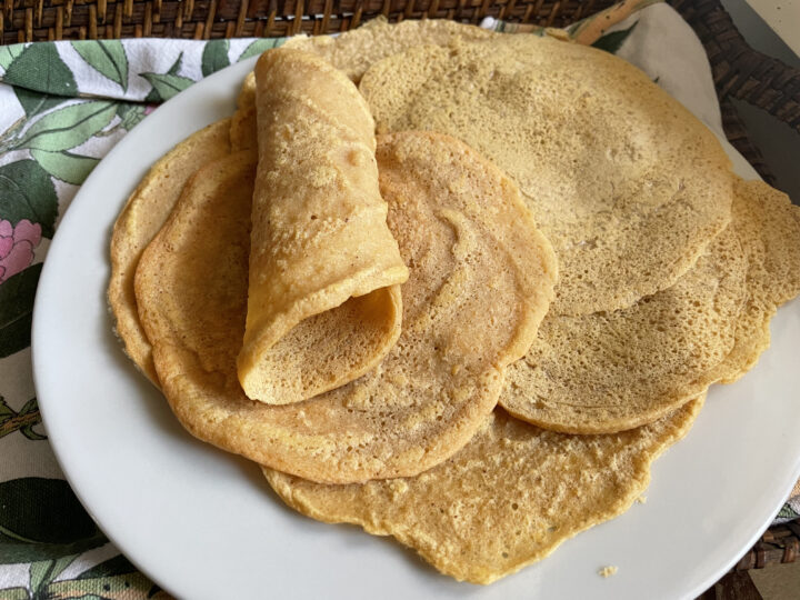 crepes di lenticchie