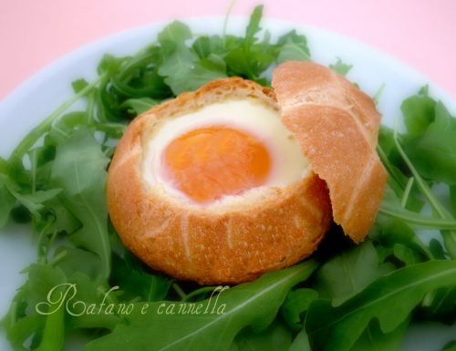 Uovo in crosta di pane