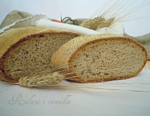 Pane con farina tipo 1 e lievito madre