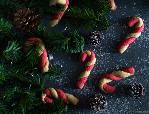 Candy cane cookies – biscotti natalizi