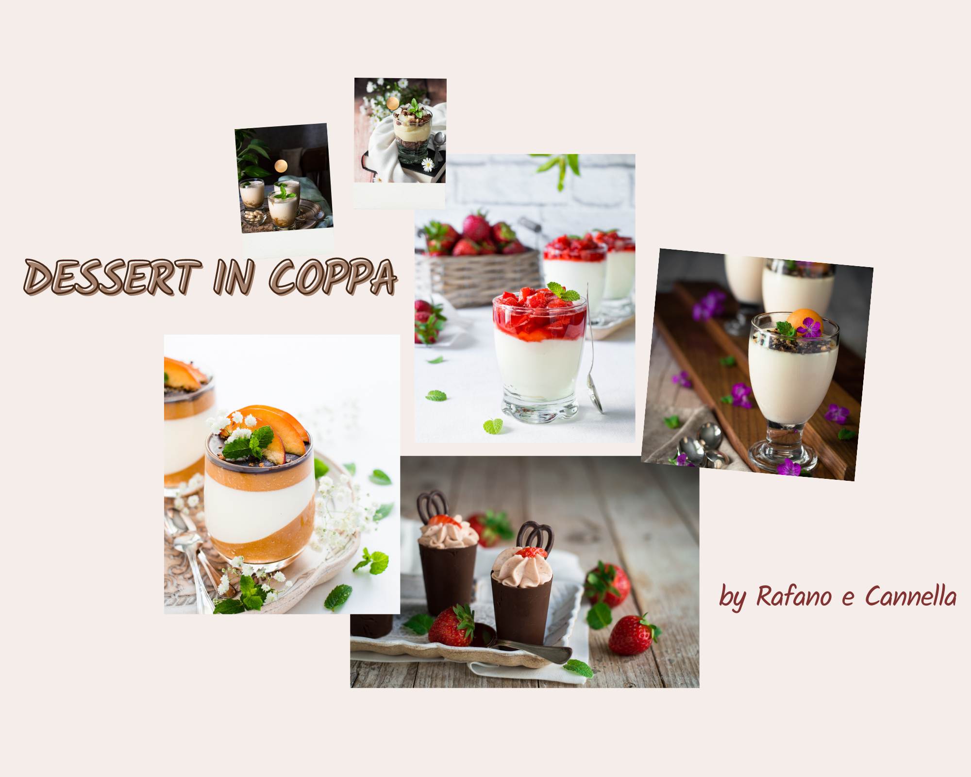 Dessert in coppa - Rafano e cannella