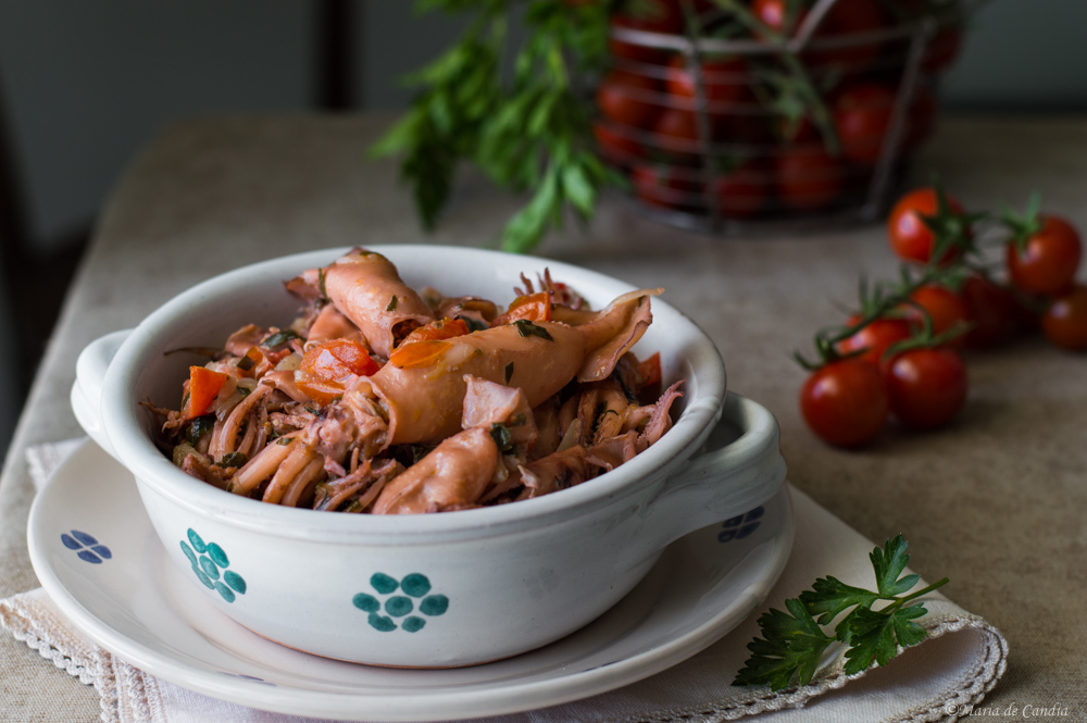 Calamaretti al pomodoro