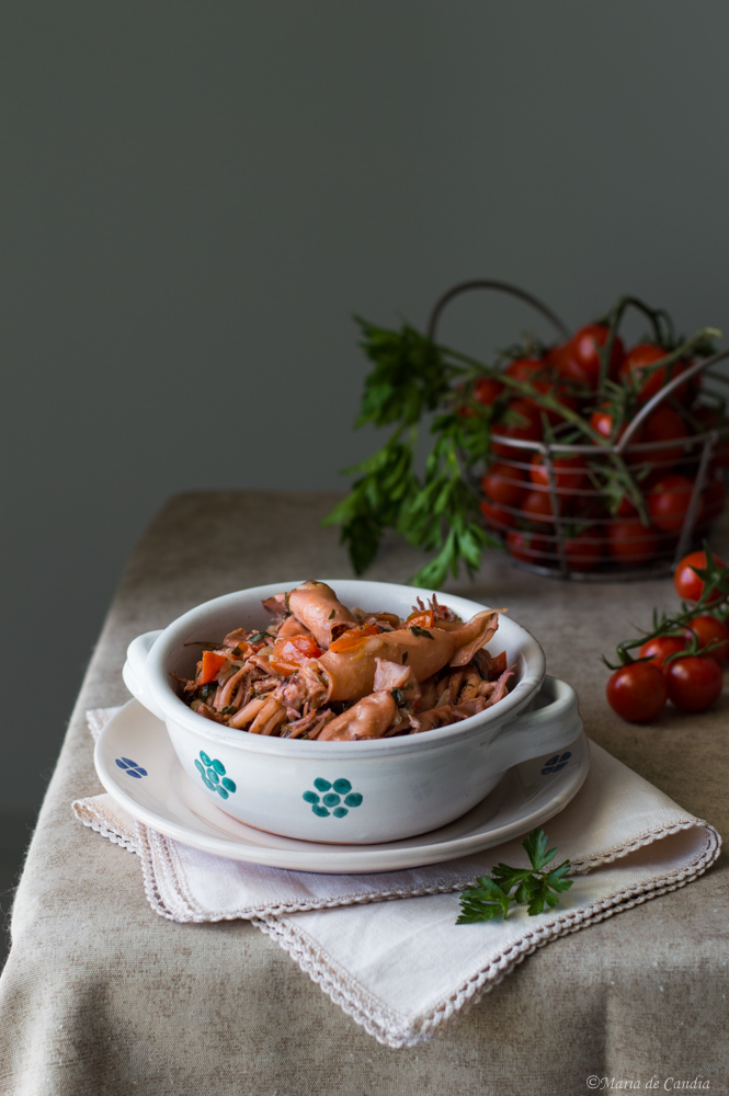 Calamaretti al pomodoro