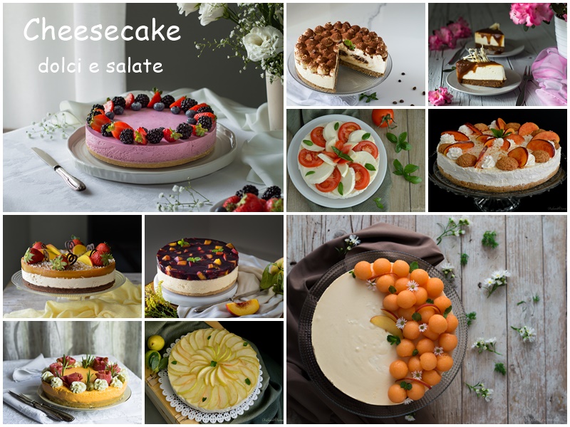Cheesecake dolci e salate