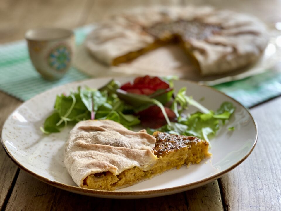 Torta di zucca alla ligure