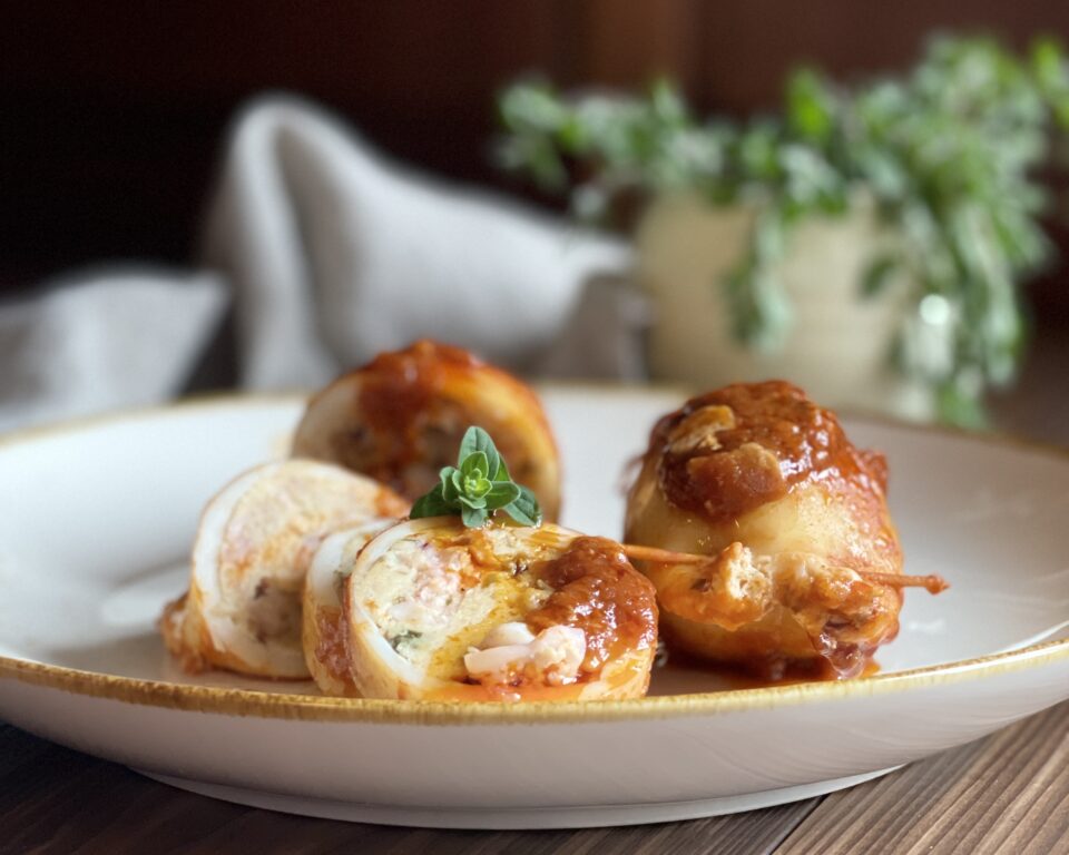 Calamari ripieni alla genovese