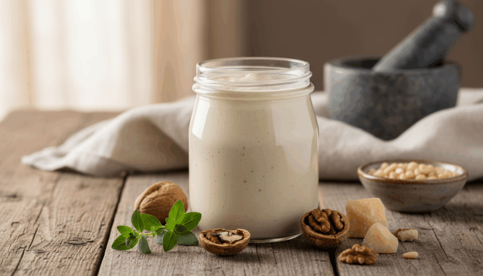 La vera salsa di noci genovese senza panna