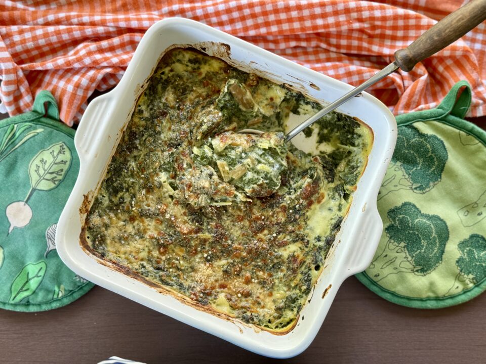 Bietole gratinate con besciamella