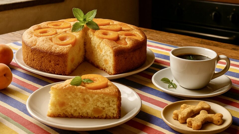 Torta soffice di albicocche fresche: facile, veloce e profumata di estate