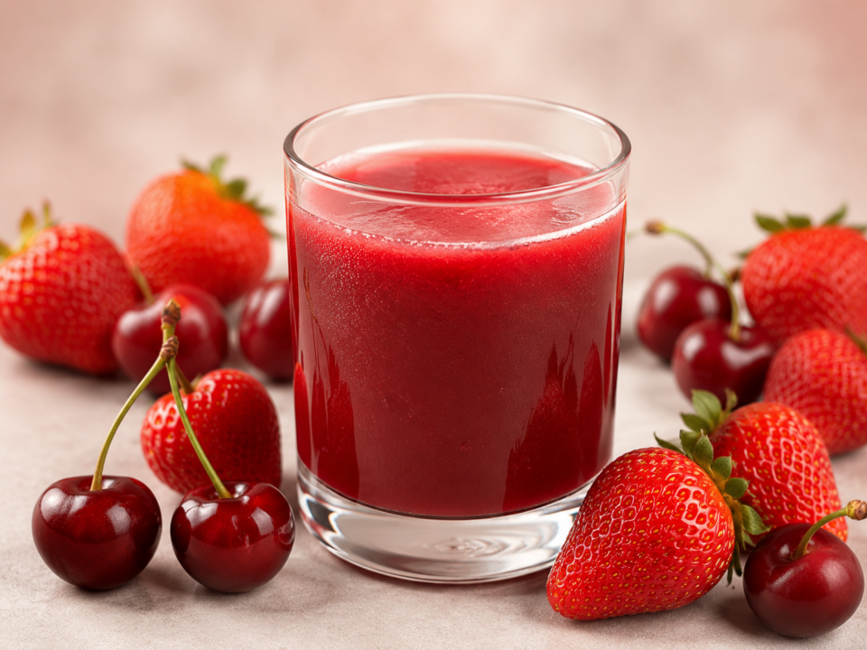 Estratto di ciliegie e fragole, un vero e proprio toccasana
