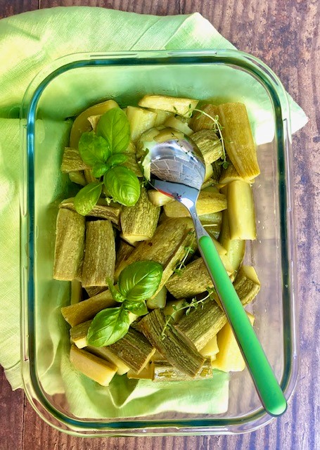 Zucchine marinate