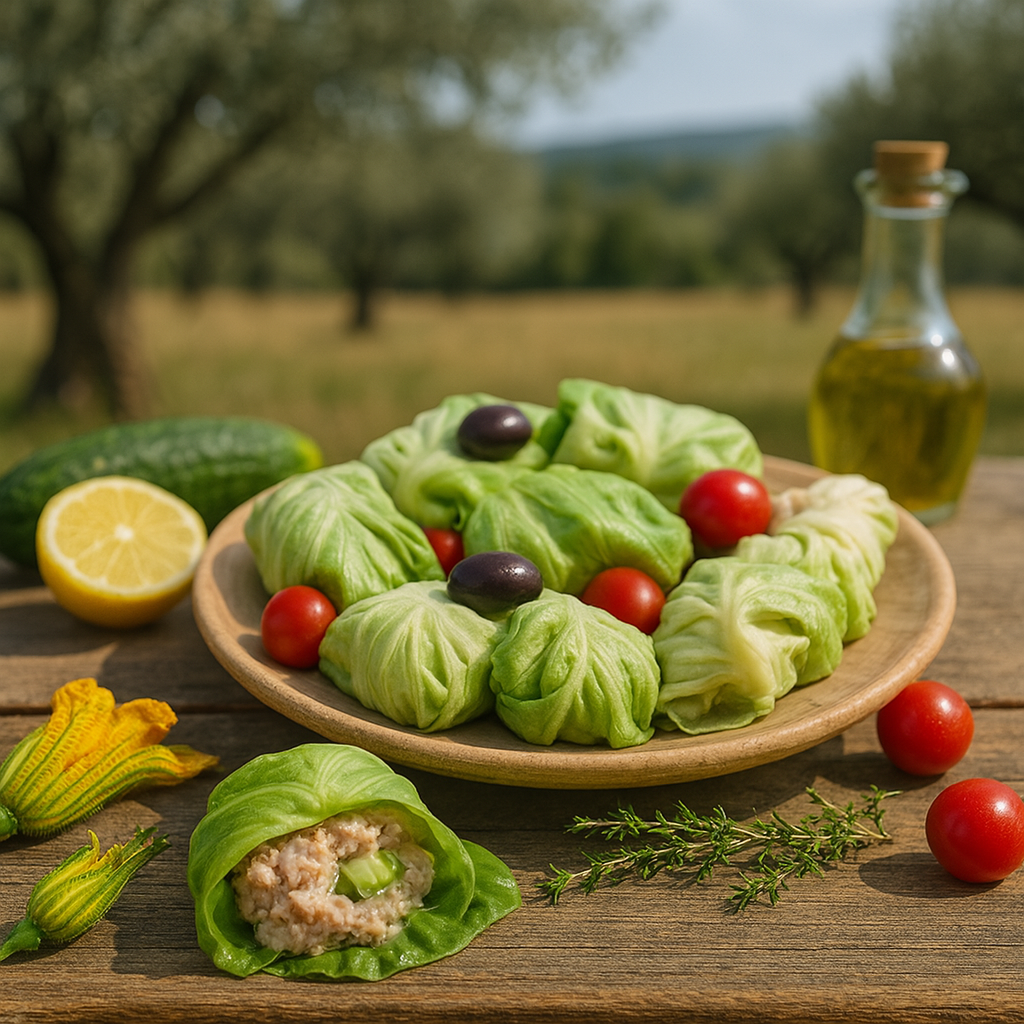 Fagottini di lattuga tonnati
