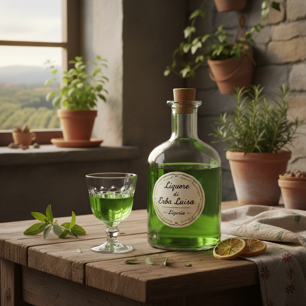 Liquore di erba Luisa fatto in casa: ricetta naturale, profumata e digestiva