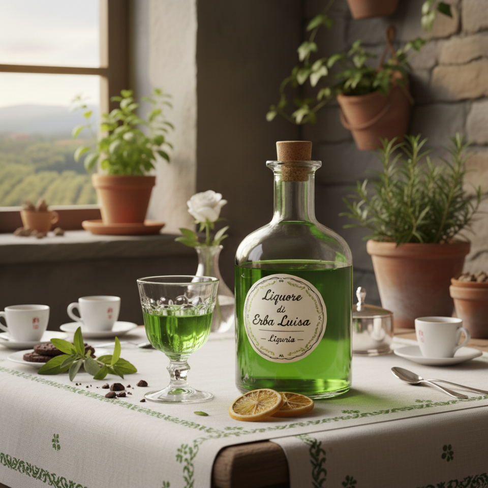 
Liquore di erba Luisa fatto in casa: ricetta naturale, profumata e digestiva