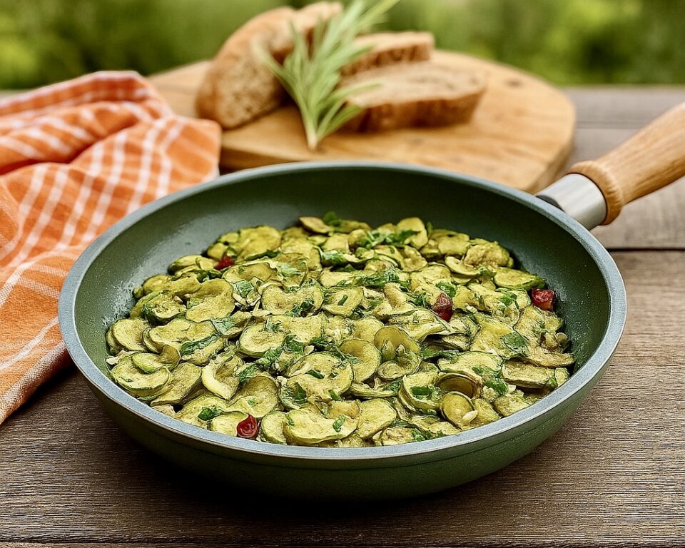 Zucchine trombetta trifolate