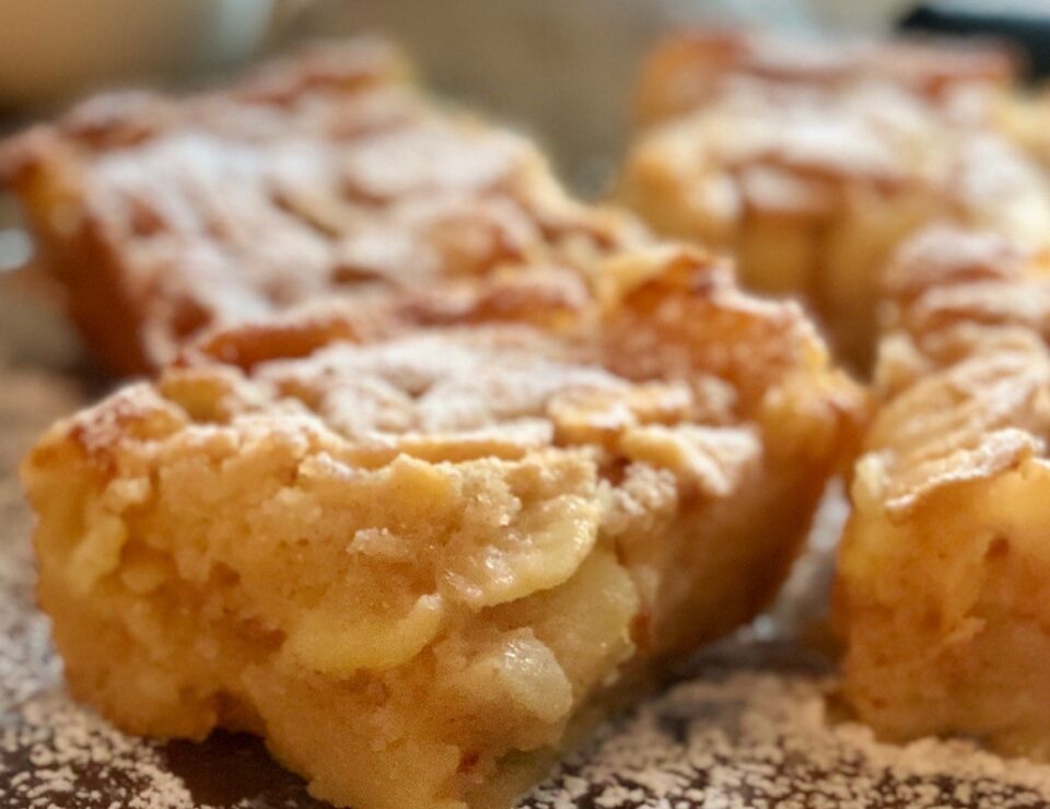 Torta di mele cremosa